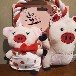 Brand New Dog Toy Be my Valentine 10" - All for paws.